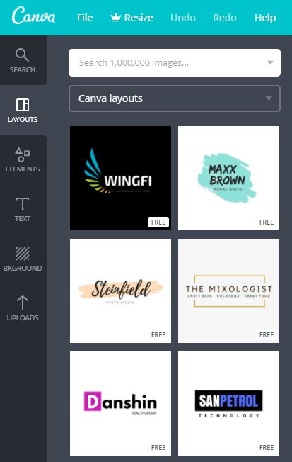 canva create logo