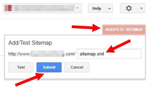 google search console add sitemaps
