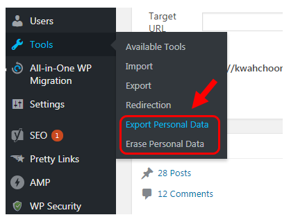 export erase features