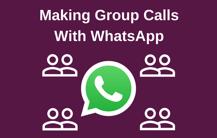 making group calls with whatsapp