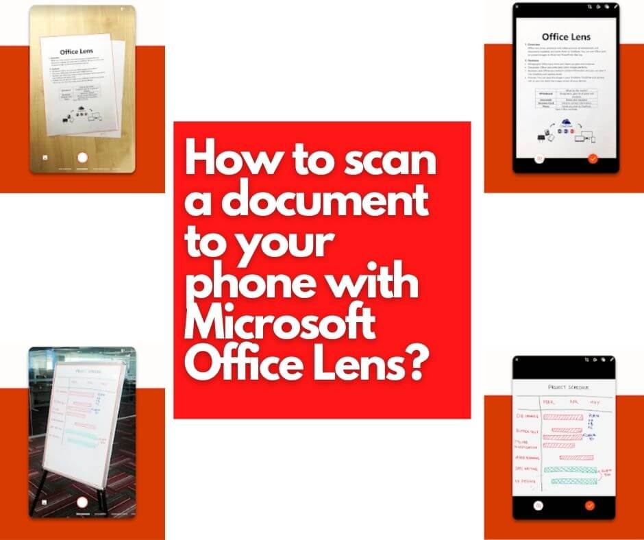 How to Scan a Document to Your Phone with Microsoft Office Lens?