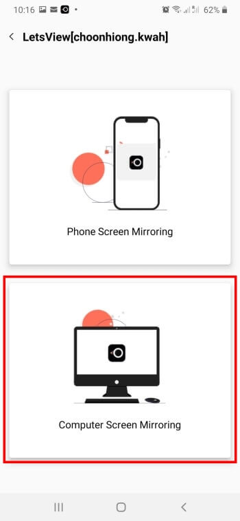 Computer Screen Mirroring