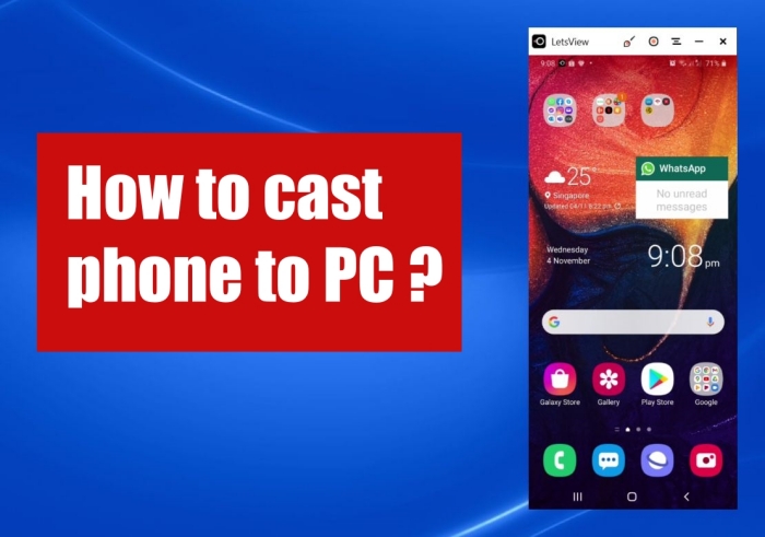 How to Cast Phone to PC